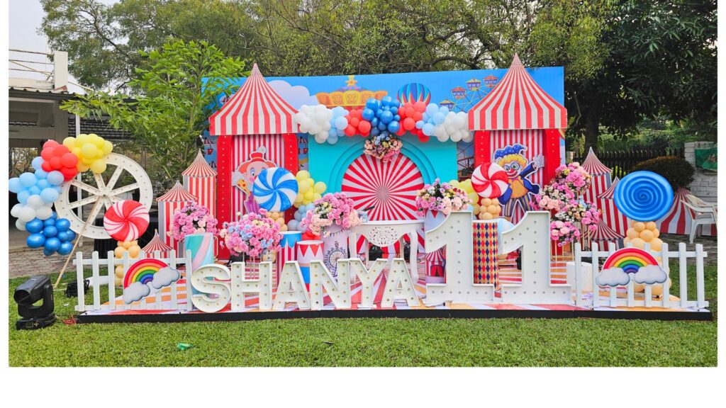 Cacomelon birthday decoration ideas | First birthday decoration pune | Birthday decoration pune